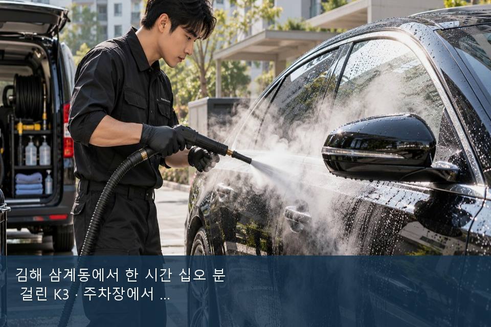 김해 삼계동에서 한 시간 십오 분 걸린 K3 · 주차장에서 부른 날